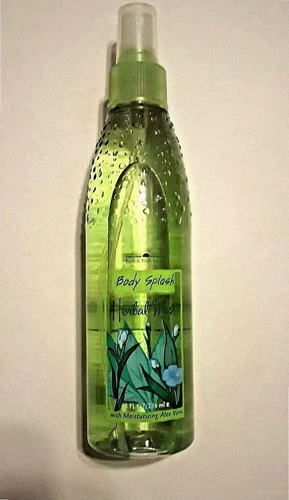 Bath & Body Works Herbal Mist Splash Fragrance w/ Moisturizing Aloe Vera 8oz