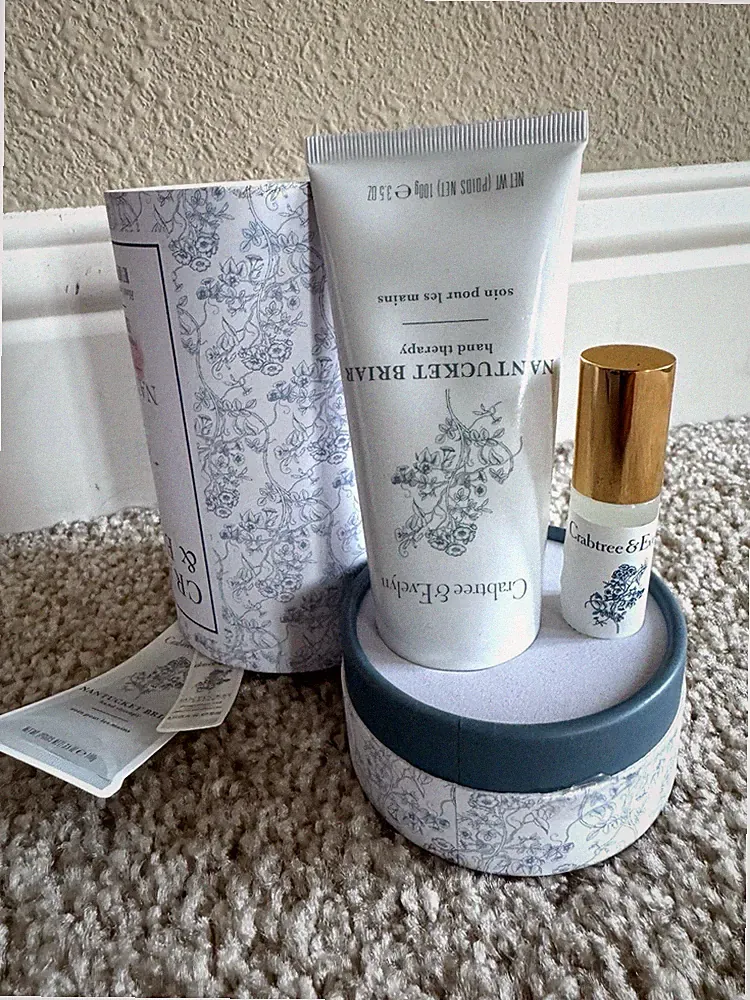 Crabtree & Evelyn Nantucket Briar Fragrance Oil Rollerball & Hand Cream Gift Set