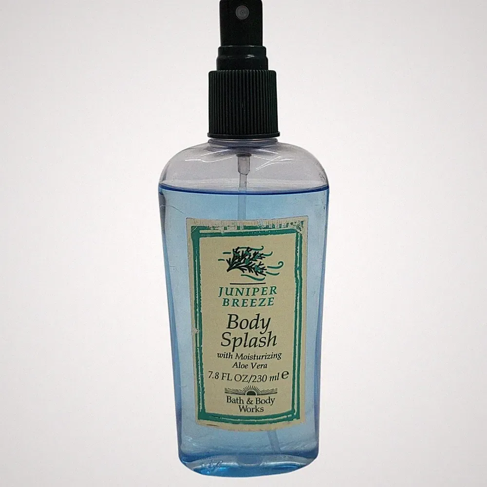 Vintage Bath Body Works Juniper Breeze Body Splash Aloe Vera Spray 90s 75% Full